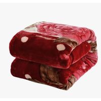 Couverture douce en vison, chaude et légère, ensemble de draps et de housses de lit quatre pièces pour l'automne et l'hiver en Inde par Avior