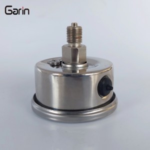 Áp kế nhà máy sản xuất bán hàng trực tiếp Chất lượng cao 2 "50mm 1.6mpa 16bar quy mô kép trở lại kết nối đo áp suất - Product Image 3