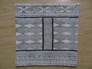 Funda De Almohada suave con estampado de bloques de súper diseño para dormitorio, funda de cojín estampada de algodón cuadrada hecha a mano - Product Image 2