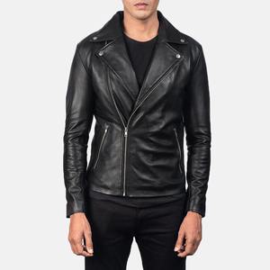 Blouson aviateur en cuir de haute qualité avec logo personnalisé Fabricant de vêtements d'extérieur à la mode pour hommes - Product Image 2
