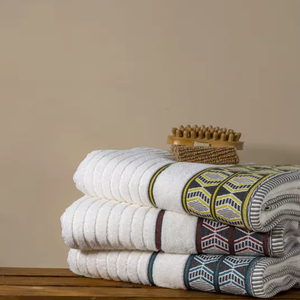 MS Home High Quality Turkish Cotton <b>Bath</b> <b>Towel</b> <b>Set</b> Extra Absorbent Long Staple Embroidered Hypoallergenic Eco-Friendly Hand <b>Bath</b> - Product Image 1