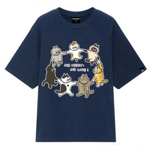 Camiseta unisex de algodón 100% con estampado de animales divertidos y logotipo frontal para estilo informal diario para hombres y mujeres - Product Image 6
