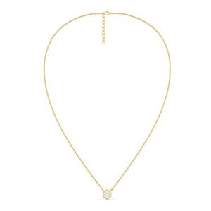 Collar de tenis de diamante cultivado en laboratorio de corte redondo de 14K, collar de diamantes ecológico para esposa, regalo de boda de oro blanco CVD - Product Image 6