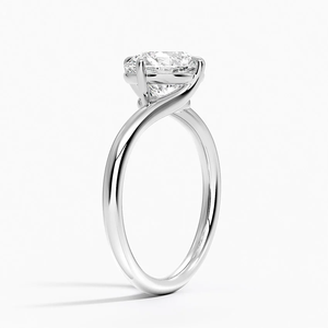 Timeless 925 <b>Silver</b> Lab Grown Round Cut <b>Solitaire</b> <b>Ring</b> for Women Stylish Design for Everyday & Special Occasions IGI Certified - Product Image 4