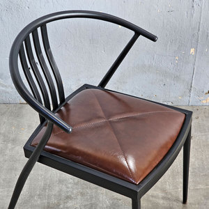 เก้าอี้ร้านอาหารเหล็กดัดหุ้มหนังเทียม-TTG018 - Product Image 3
