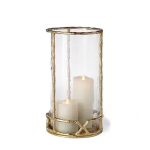 Support de bougie conique en métal, bougeoir en métal enduit d'or pour décoration de mariage et d'événements, nouveau bâton de bougie en métal, vente chaude - Product Image 3