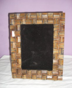 Elegant Handmade Naturals Blue and white Bone Inlay <b>Photo</b> <b>Frames</b> Resin Vintage <b>Photo</b> <b>Frame</b> Home Furnishings Table Decorations - Product Image 1