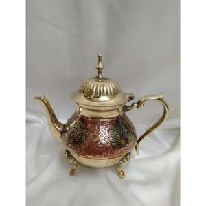 Tetera de latón de alta calidad económica con artesanía de primera calidad, ideal para interiores rústicos o clásicos - Product Image 3