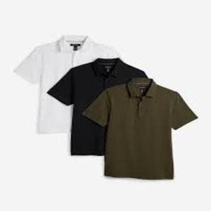 T-shirt décontracté pour homme personnalisable et brodé, de haute qualité, en tissu Dobby 100% fibre de bambou, 200g, manches courtes, séchage rapide - Product Image 4