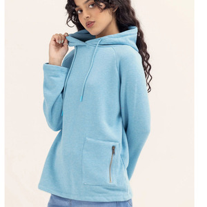Sweat à capuche pour femme, 100% coton, polaire, hiver, respirant, doublé, manches longues, personnalisable, design streetwear de haute qualité, poche à capuche - Product Image 2
