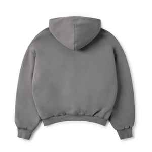 เสื้อฮู้ดผ้าฝ้าย100% มีฮู้ดเหมาะสำหรับทุกเพศ, เสื้อกันหนาวมีฮู้ดโอเวอร์ไซส์430gsm ไหล่ปล่อยชายและหญิงเป็นมิตรกับสิ่งแวดล้อมสำหรับฤดูหนาวโลโก้ที่กำหนดเอง - Product Image 2