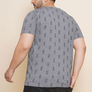 T-shirts pour hommes surdimensionnés de la saison estivale 2025 personnalisés 100% coton Design uni et imprimé respirant avec service OEM - Product Image 3