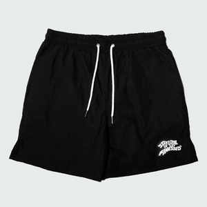 Shorts de plage décontractés pour hommes en gros, personnalisables avec logo, séchage rapide, anti-plis, respirants, avec cordon de serrage, en polyester, pour la course et la natation - Product Image 1