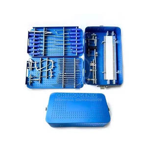 ACL PCL ชุดผ่าตัดสำหรับการส่องกล้องตรวจภายในข้อเครื่องมือสร้างเอ็นแบบสมบูรณ์อุปกรณ์เกี่ยวกับศัลยกรรมกระดูกชุดสเตนเลสด้วยมือคุณภาพสูง - Product Image 1