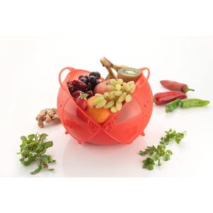 Boîtes à fruits et légumes pour réfrigérateur avec panier d'égouttage Récipients de stockage hermétiques en plastique pour le stockage de la cuisine - Product Image 6