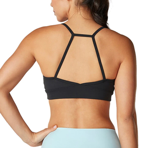 High Quality Yoga Sports <b>Bra</b> Customized <b>Open</b> Back Breathable Sey Gym Fitness <b>Bra</b> for Women - Product Image 3