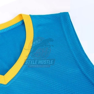 Camiseta de Baloncesto Personalizada de Alta Calidad, Camiseta de Baloncesto de Color Sólido, Ropa Deportiva - Product Image 3