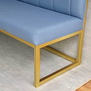 Premium 3-Seater <b>Square</b> Sofa 1.6m Light Luxury Bunk with Extendable Simili Upholstery Iron Frame SFB68074 - Product Image 4