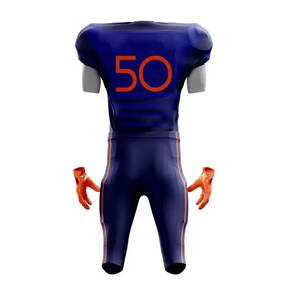 Hombres al por mayor 2024 Sublimación personalizada impermeable 2025 Diseño superior Uniformes de fútbol americano personalizados - Product Image 3