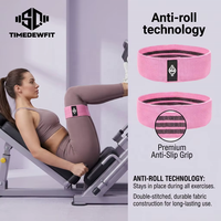 Bandes de Résistance en Tissu pour l'Entraînement – Lot de Bandes de Fitness Personnalisables pour Jambes et Fessiers en Polyester et Coton