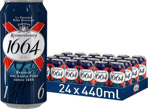 Cerveza Kronenbourg 1664 Blanc de la mejor calidad, latas y botellas de 330ml y 500ml, paquete de 24, proveedor mayorista de Francia, en venta. - Product Image 5