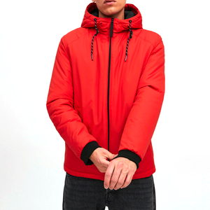 New Winter Men Windbreaker <b>Jacket</b> <b>Slim</b> <b>Fit</b> Hooded Stand Collar Breathable Windproof Eco-Friendly Quick Dry Anti-Bacterial for - Product Image 1