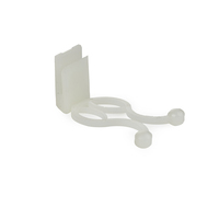 Clip de Cable de Nylon Natural Essentra, Abrazadera Giratoria con Tornillo para Montaje en Panel WSTL-SME