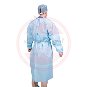 Pp médico no tejido al por mayor uniformes médicos uniformes de hospital abrigo Unisex \ vestido no tejido personalizado - Product Image 5