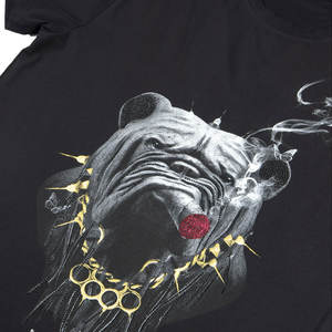 T-shirts pour hommes de haute qualité, nouveau style, avec strass, sur mesure, col rond, manches courtes, respirants, pour l'été, fabriqués au Pakistan - Product Image 4