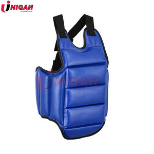Gilet de protection de sécurité en cuir de haute qualité pour la boxe MMA Kickboxing avec poitrine confortable et protège-ventre pour les arts martiaux - Product Image 3