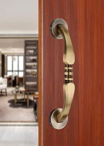 Tirador de latón de diseño creativo para cajón, ventana, armario y puerta, tirador de armario, tirador de puerta de latón de diseño moderno de color dorado - Product Image 3