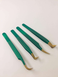 Pince à épiler professionnelle Kaamir Instruments en acier inoxydable anti-magnétique à pointe lisse et manche confortable – Prix de gros - Product Image 2