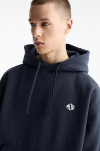 เสื้อมีฮู้ดโลโก้ออกแบบได้ตามต้องการใส่ได้ทั้งชายและหญิงไหล่ตกหนา500GSM อบอุ่นระบายอากาศได้ดีโอเวอร์ไซส์ผ้าฝ้าย100% ฤดูหนาว - Product Image 5