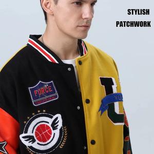 Custom OEM Service Winter Varsity <b>Jacket</b> Men High School Letterman Bomber Style <b>Fleece</b> Baseball <b>Jackets</b> for Men - Product Image 3