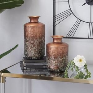 Florero de Metal Dorado de Primera Calidad, Pulido, para Sala de Estar, Centro de Mesa Moderno, Florero Dorado para Decoración de Mesa de Vestíbulo de Hotel - Product Image 6