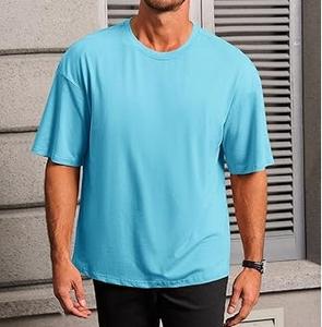 Camisetas de Cuello Redondo para Hombre de Alta Calidad, Algodón/Poliéster, Lisas, Personalizadas, Impresas, Ecológicas, Transpirables, de Corte Regular, Manga Corta - Product Image 2