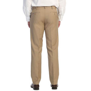 Pantalon de Costume Professionnel Homme Coupe Droite Classique Formelle Tissu Toile Respirant Taille Moyenne Poids Moyen - Product Image 2