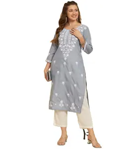 ชุดสูท salwar kameez dupatta อินเดียปากีสถานสำหรับผู้หญิงปักลายด้วยหินผ้าไหมตาข่ายแขนเกาหลี - Product Image 1