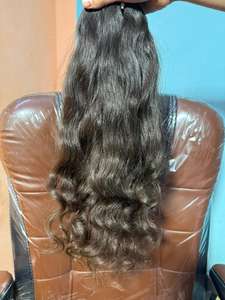 Extensiones de Cabello Humano Natural Indio al por Mayor, Sin Procesar, Cutícula Alineada, Rizado y Elástico, Paquetes de Cabello Birmano Virgen - Product Image 4