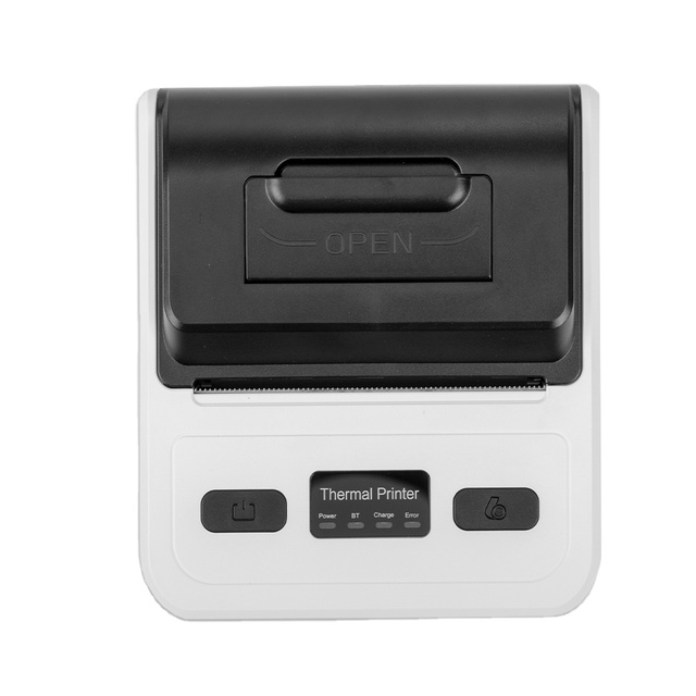 Professional 80mm Portable Wireless Thermal Printer Bluetooth Efficient Mobile Receipt Printing Printer