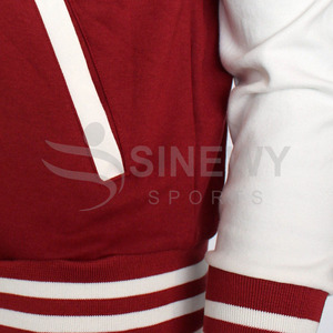 Vestes bomber universitaires en molleton de haute qualité, personnalisées avec un design sur mesure - Product Image 5