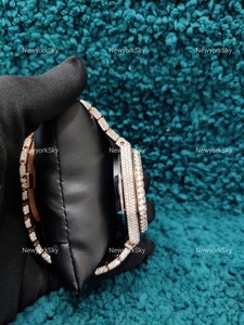นาฬิกาเพชรสำหรับผู้ชายผู้หญิง VVS Moissanite ดีไซน์หรู - Product Image 5