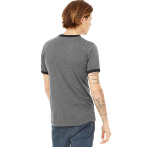 Bella + Canvas 3055C Jersey de hombre Camisetas de manga corta con timbre Precio al por mayor Logotipo personalizado Precio al por mayor Precio a granel Camisetas - Product Image 3