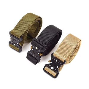 Ceinture tactique à boucle en nylon Ceinture en tissu d'usine Boucle épaississante de camouflage personnalisée Ceinture en toile à dégagement rapide pour hommes - Product Image 2