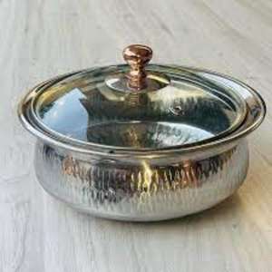 Pot de service en laiton finition antique pour cuisine élégante table à manger expérience de service pour les invités dîners repas de fête - Product Image 3