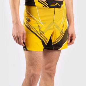 Latest Design Customized Logo Lightweight Breathable High Quality Loose Fit Polyester/Nylon MMA Shorts for Men-Wholesale OEM - Product Image 4