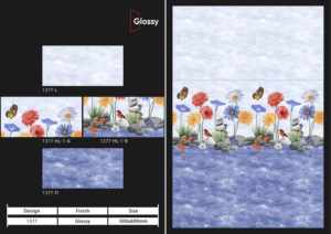 Carreaux muraux en céramique modernes 300x600mm pour salle de bain et cuisine, finition brillante, mate, effet sucre, design mural intérieur luxueux - Product Image 3