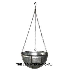 Pots en fer décoratifs légers et durables pour suspendre des fleurs à la maison, dans le jardin, style minimaliste - Product Image 1