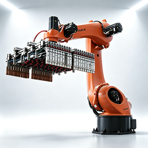Máquina Automática para Fabricar Ladrillos, Robot para Línea <span class=keywords><strong>de</strong></span> Producción <span class=keywords><strong>de</strong></span> Ladrillos <span class=keywords><strong>de</strong></span> <span class=keywords><strong>Arcilla</strong></span>, Sistema <span class=keywords><strong>de</strong></span> Manipulación <span class=keywords><strong>de</strong></span> <span class=keywords><strong>Bloques</strong></span> <span class=keywords><strong>de</strong></span> <span class=keywords><strong>Arcilla</strong></span>, Mercado <span class=keywords><strong>de</strong></span> África y Asia - Product Image 1