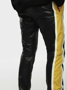 real leather <b>lounge</b> <b>pants</b> export mens classic leather <b>pants</b> supplier <b>womens</b> glossy leather <b>pants</b> wholesale - Product Image 6